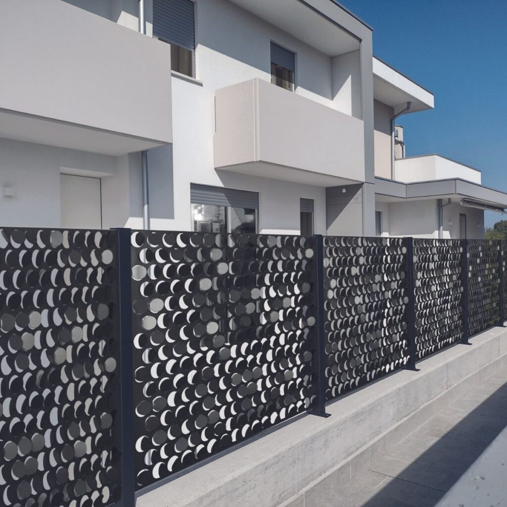 barandillas para chalets modernos negras