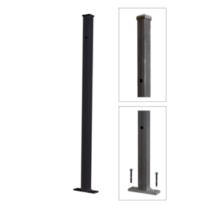 poste metalico tornillos